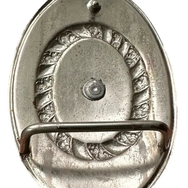 Vtg Belt Buckle Cowboy Boots Nickel Plated 90’s Western Rodeo Cowgirl Silver‌ - Image 7