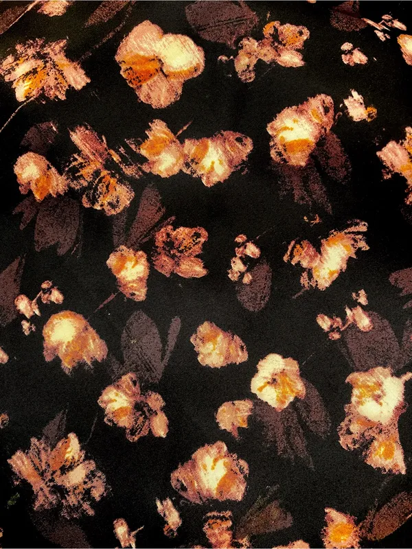 NWT Target A New Day Black Floral Print Midi Slip Dress Size M - Image 8
