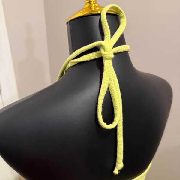 Old-navy Women's Green and Yellow Playsuit-romper - Image 3