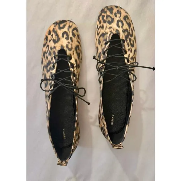 NWOB Maeve x Anthropologie Lace-Up Ballet Flats Women's sz. EU 40 US 9.5 - Image 4