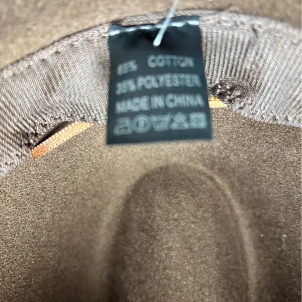 Brown Felt Hat with band - Image 8