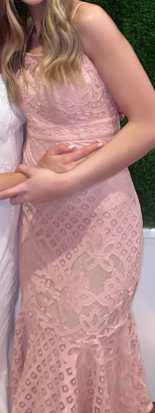 Lulus Unlimited Love Dusty Pink Lace Trumpet Midi Dress - Image 10