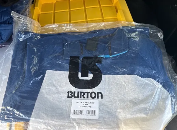 Blue Burton quarter zip  - Image 2