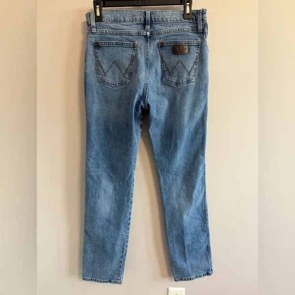 Wrangler‎ Retro Slim Straight Blue Jeans Sz 16R - Image 3