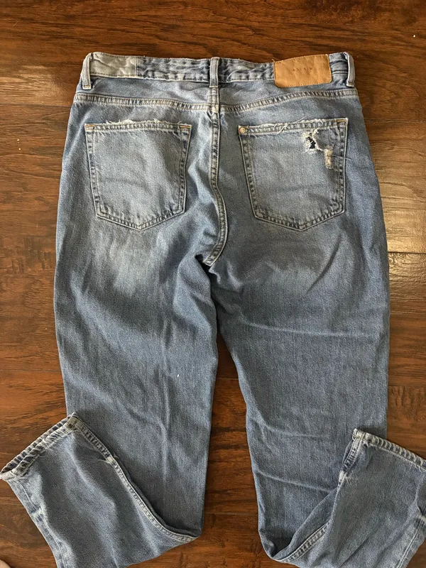 Patchwork Jeans Blue Size 4 - Image 4