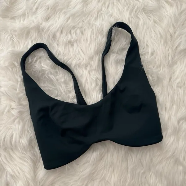 Nike Skims Matte Shaped Bottom Scoop Bra Dark Teal Size XS - Image 5