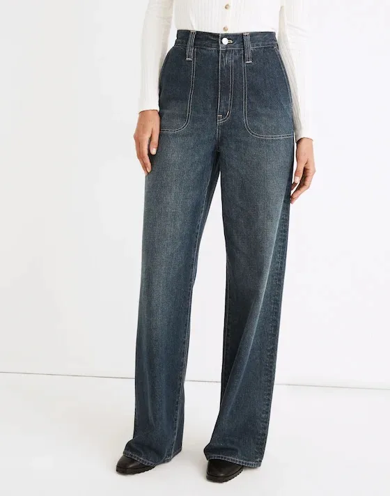 Madewell Superwide-Leg Jeans in Elinwood Wash - Image 11