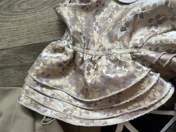 NWT Storia small metallic floral dress - Image 12
