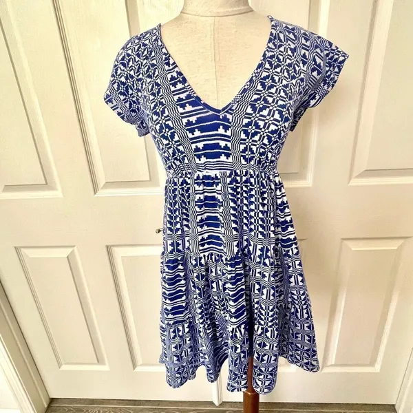 Urban outfitters blue and white Dress - Image 2