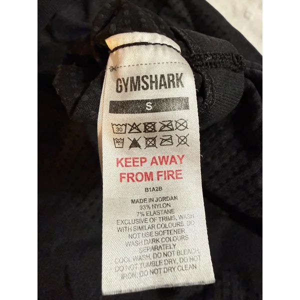 Gymshark Vital Seamless Leggings Womens Small‎ Black Charcoal Marl High Waisted - Image 4