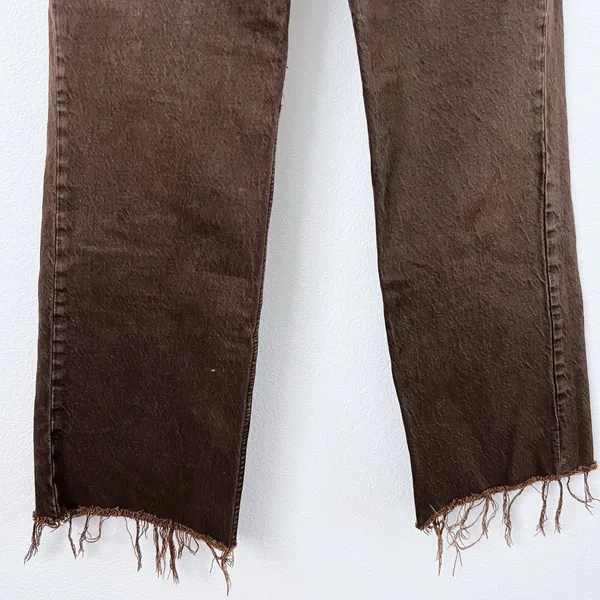 Zara Western Brown Jeans - Image 4