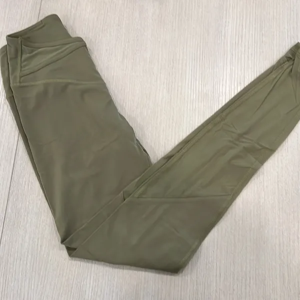 Lululemon mesh olive leggings - Image 4