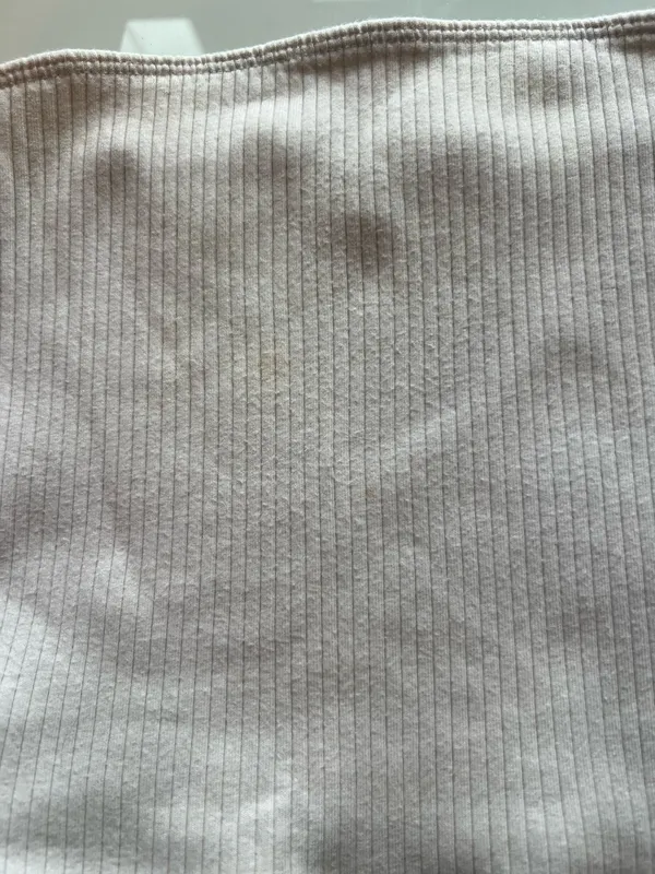 Hollister White Ribbed Tube Top - Image 3