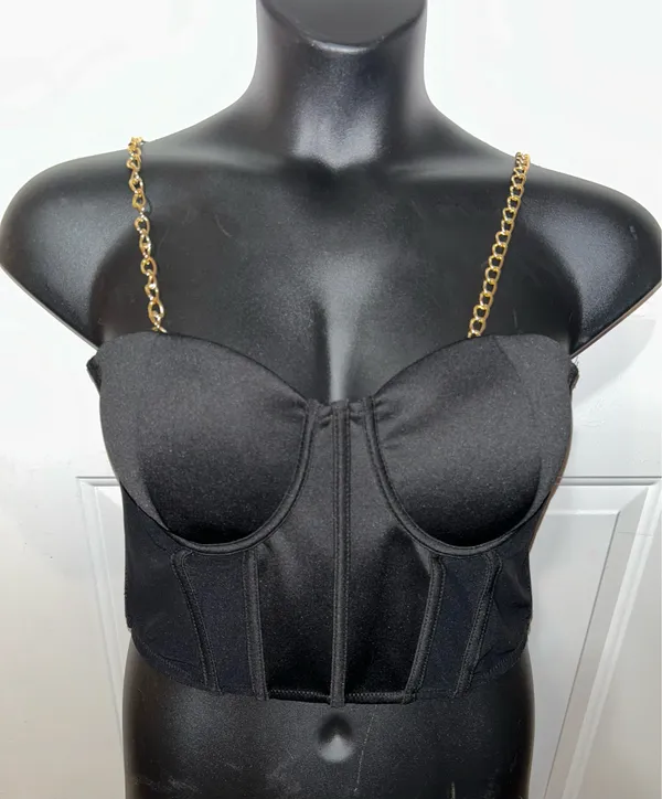 Say What? Mesh crop top - Image 2