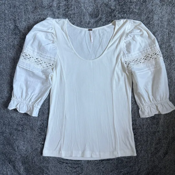 Free People Something Special Tee Women's Medium - Image 2