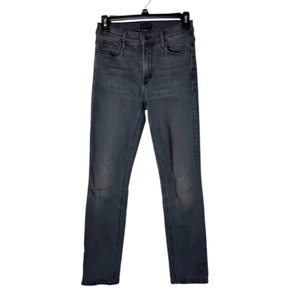 Mother Jeans Women 25 Washed Black Gray Mid Rise Dazzler Lighting‎ Up Lanterns - Image 3