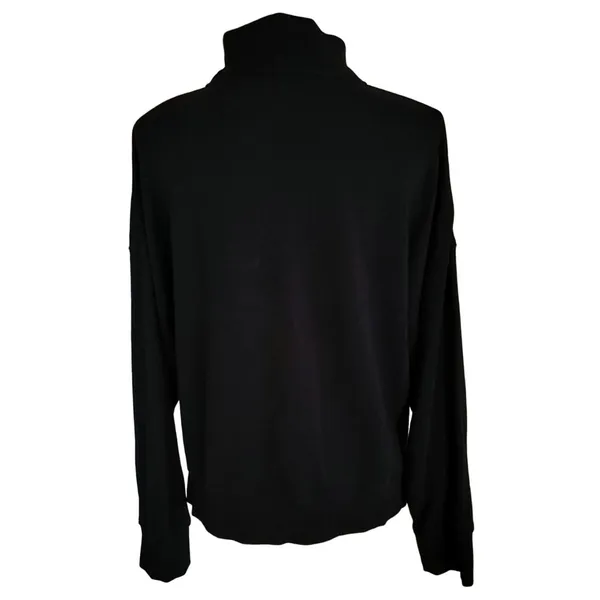ABLE Size L Half Zip Pullover Sweatshirt Black Minimalist Capsule Size L - Image 2