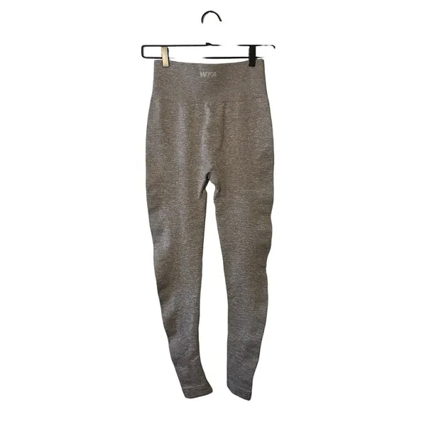 White Fox Active Taupe Marle Seamless High Waisted Leggings - Image 4