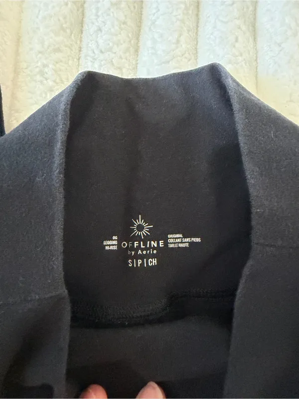 aerie Black High-Rise OG Leggings - Image 3
