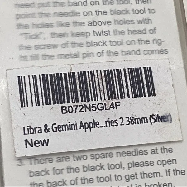 Libra Gemini Stainless Steel Apple Watchband - Image 10