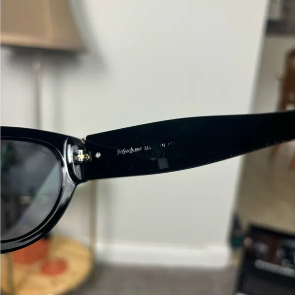 Saint Laurent Sunglasses SL M94 001‎ Shiny Black Frame Grey Lens - Image 11