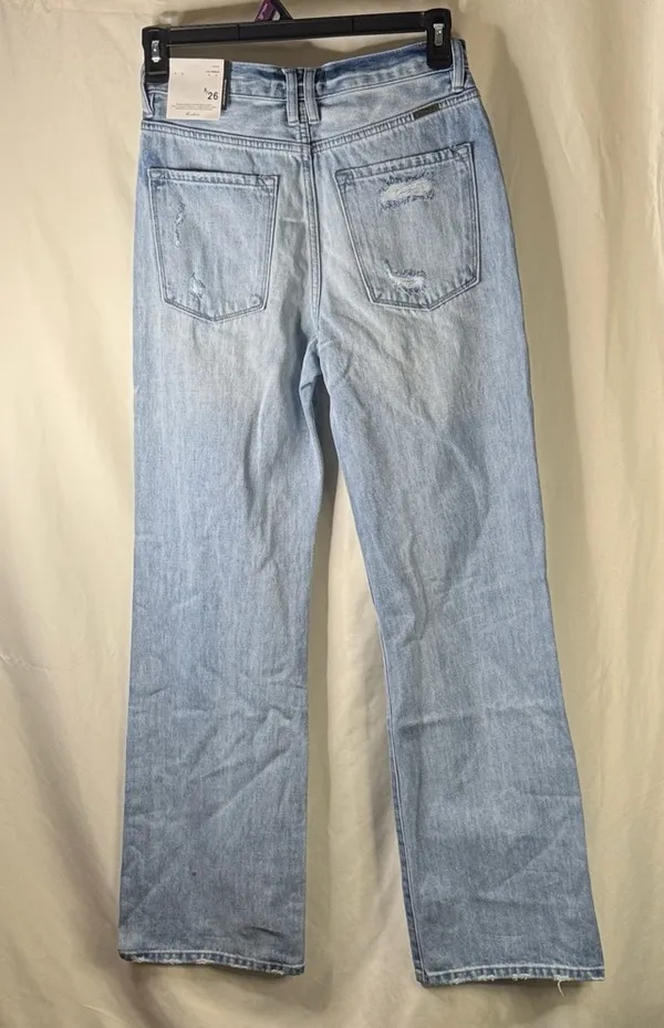 KanCan Light Blue Flare Jeans with Distressed Details item 17 - Image 2