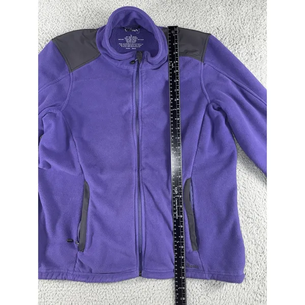 LL Bean Jacket‎ Women Large Fleece Full Zip Polartec Wind Pro Outdoor - Image 5