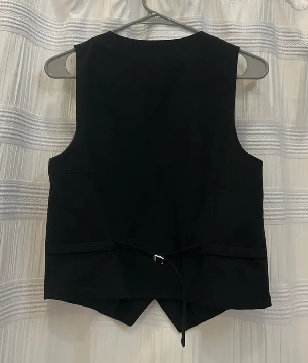 Zara Black Vest Top - Image 5