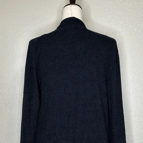 Barefoot Dreams Cozychic Lite Black Open Front Cardigan, Size S/M - Image 11