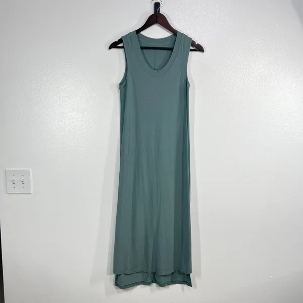 Lululemon All Yours Tank Maxi Dress Women Size 6 Tidewater‎ Teal Elevated Basics - Image 3