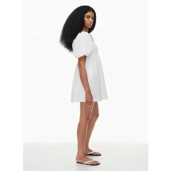 ✨Aritzia Wilfred Amuse Poplin Mini White Sz XS Dress✨ - Image 2