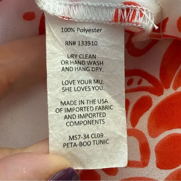 Show Me Your Mumu Peta Boo Tunic Top Dress‎ Red White Small Oversized Artsy Boho - Image 14