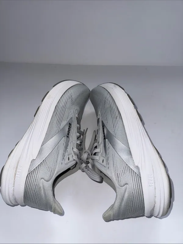 Brooks ghost women’s Light Gray Athletic Running Shoes - Image 6