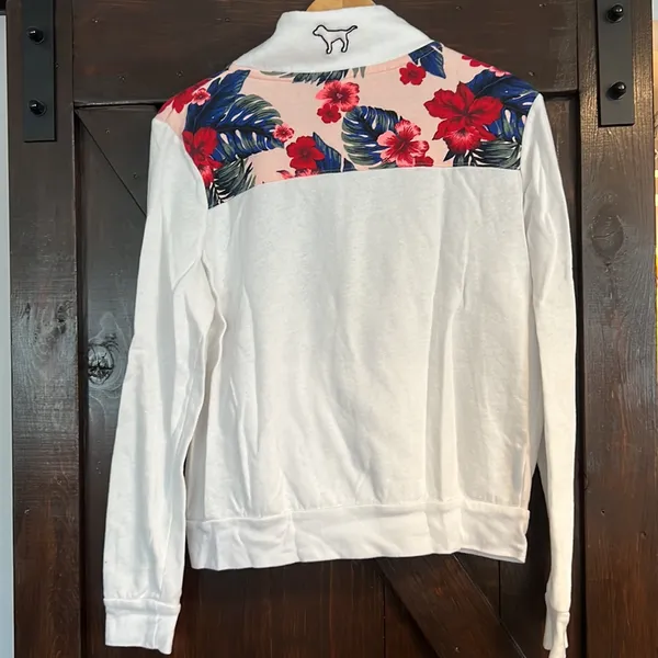 PINK - Victoria's Secret hoodie pullover sweater size L - Image 6