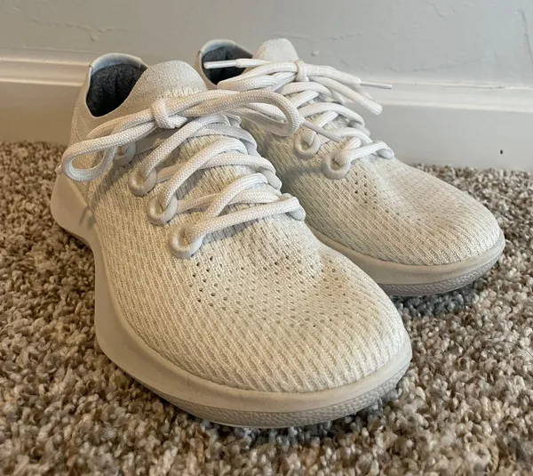 Allbirds Tree Dasher White Running Shoes - Image 2