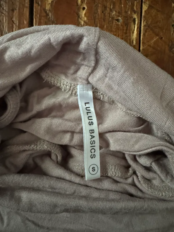 Lulus Light Pink Turtleneck Tank - Image 2