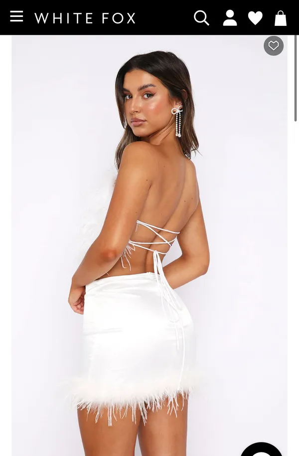 White Fox Be Your Girl Mini Skirt - Image 2