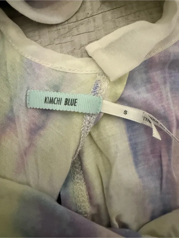 Kimchi Blue Pastel Tie-Dye Racerback Tank - Lavender, Yellow, Pink - Image 4