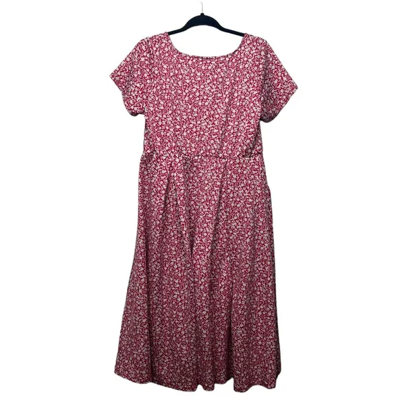 Torrid Maxi Dress Womens 1X Floral Stretch High Waist Cottagecore Fairy Modest - Image 9