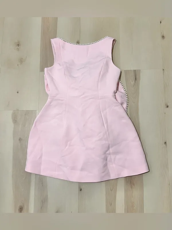 Babyboo NWT Women Medium Blush Pink Mini Dress Soft Girl Romantic Coquette Chic - Image 10
