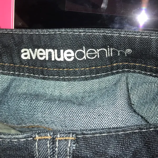 Avenue classic boot cut dark wash denim sized 14 tall - Image 5