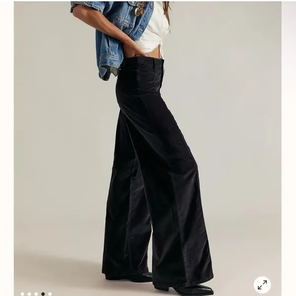 We The Free Libre Cord Wide-Leg Jeans size 26 - Image 3