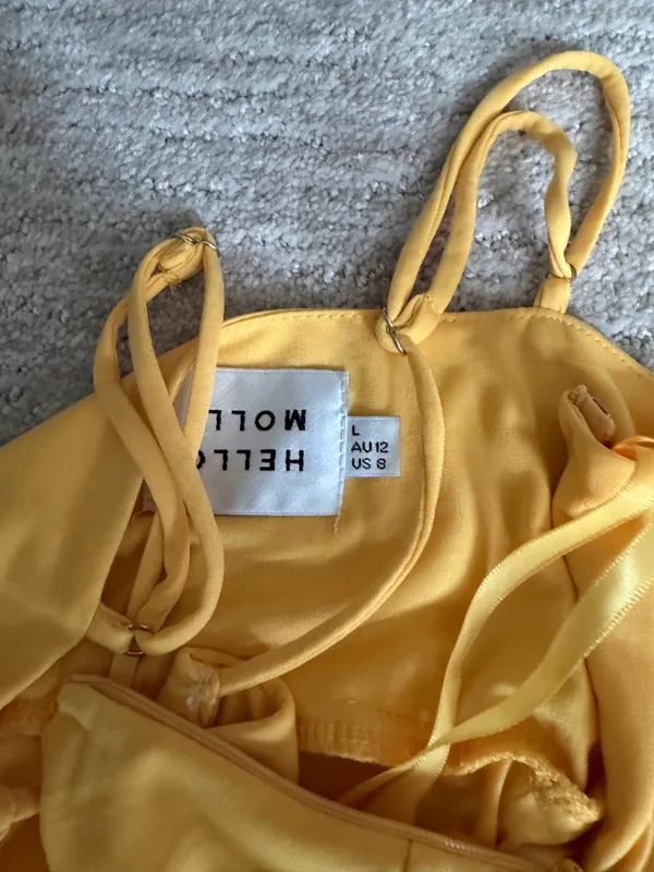 Hello Molly Dress yellow - Image 2