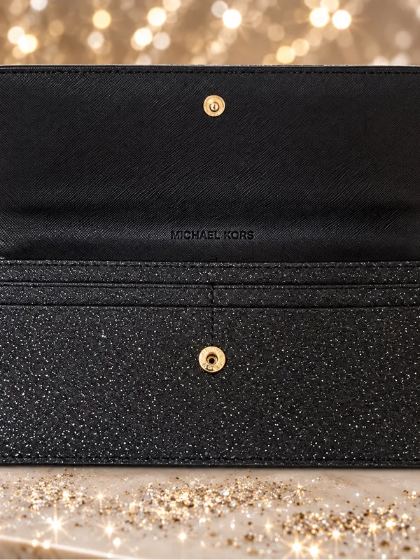 Michael Kors Glitter Wallet Snap Closure HOLIDAY PERFECT - Image 5