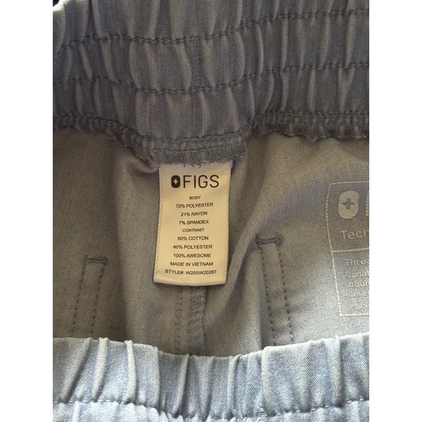 Figs Jogger Women Zamora Blue Technical Scrub Size‎ Small Tall - Image 4