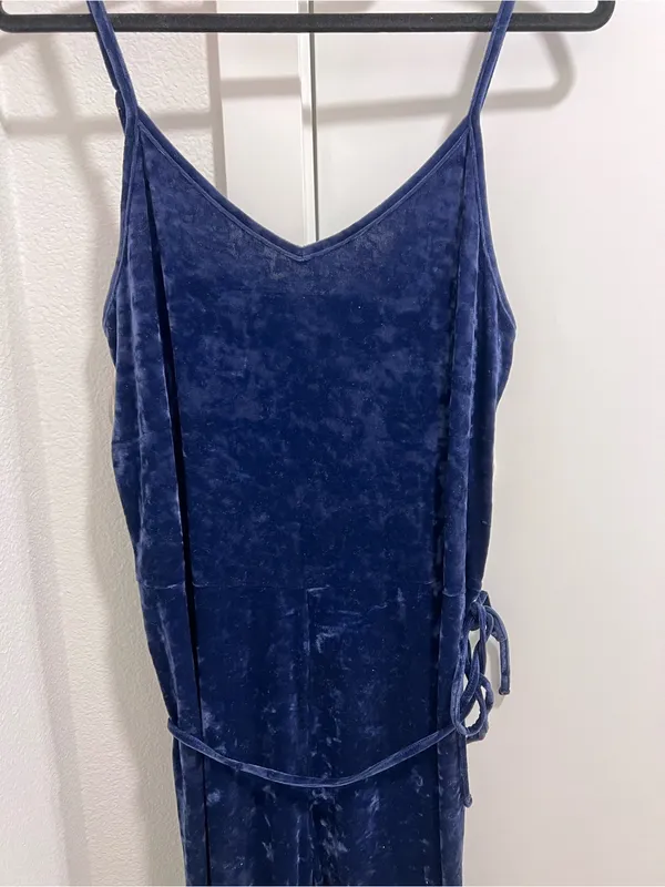 Like new American eagle Aerie velvet valor navy blue - Image 2