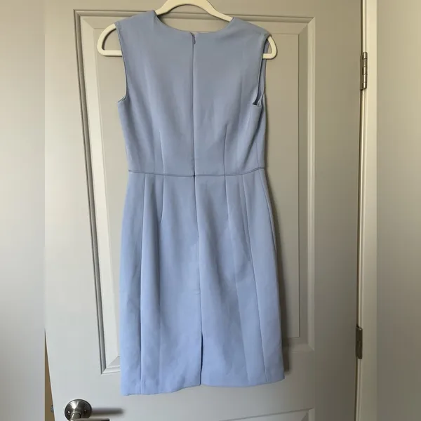 Ann Taylor Light Blue Midi Dress - Image 4