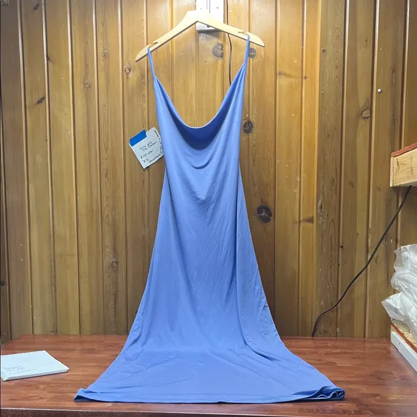 Meshki Periwinkle Maxi Slip Dress - Image 8