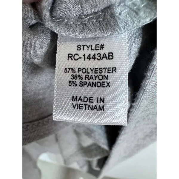 Zanana XL Women's Gray Ribbed Knit‎ Cardigan Top Cozy Lounge Casual Chic - Image 3