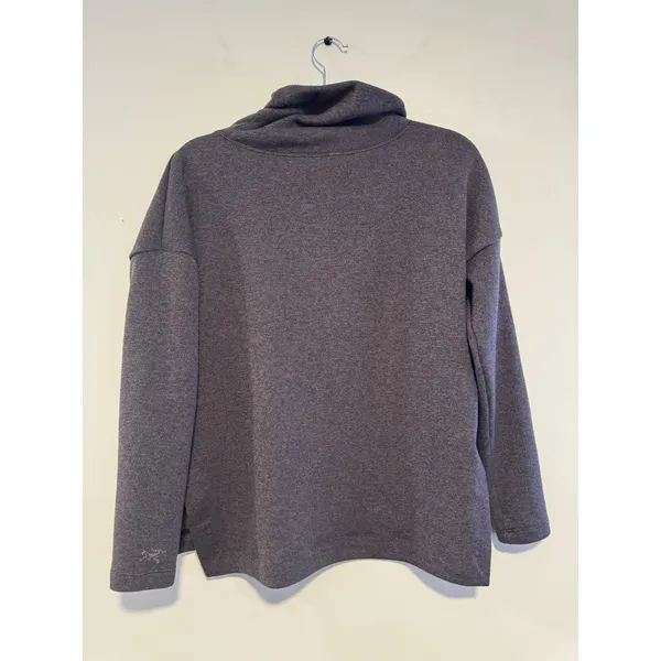 Arcteryx Laina Cowl Neck Pullover Sweater Charcoal Grey Womens Size Small - Image 2